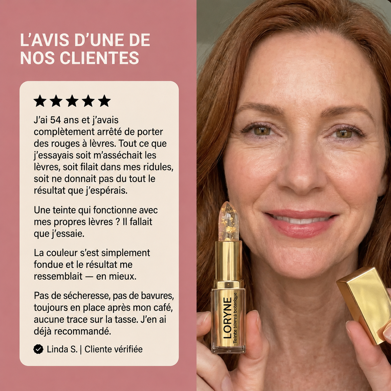 Loryne Teinte à Lèvres — Rajeunissez votre visage de 10 ans en 60 secondes