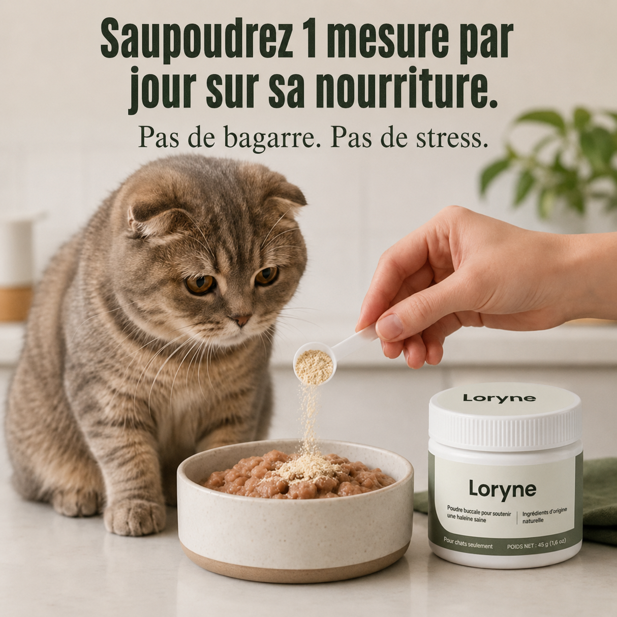 Loryne — Poudre Dentaire pour Chats