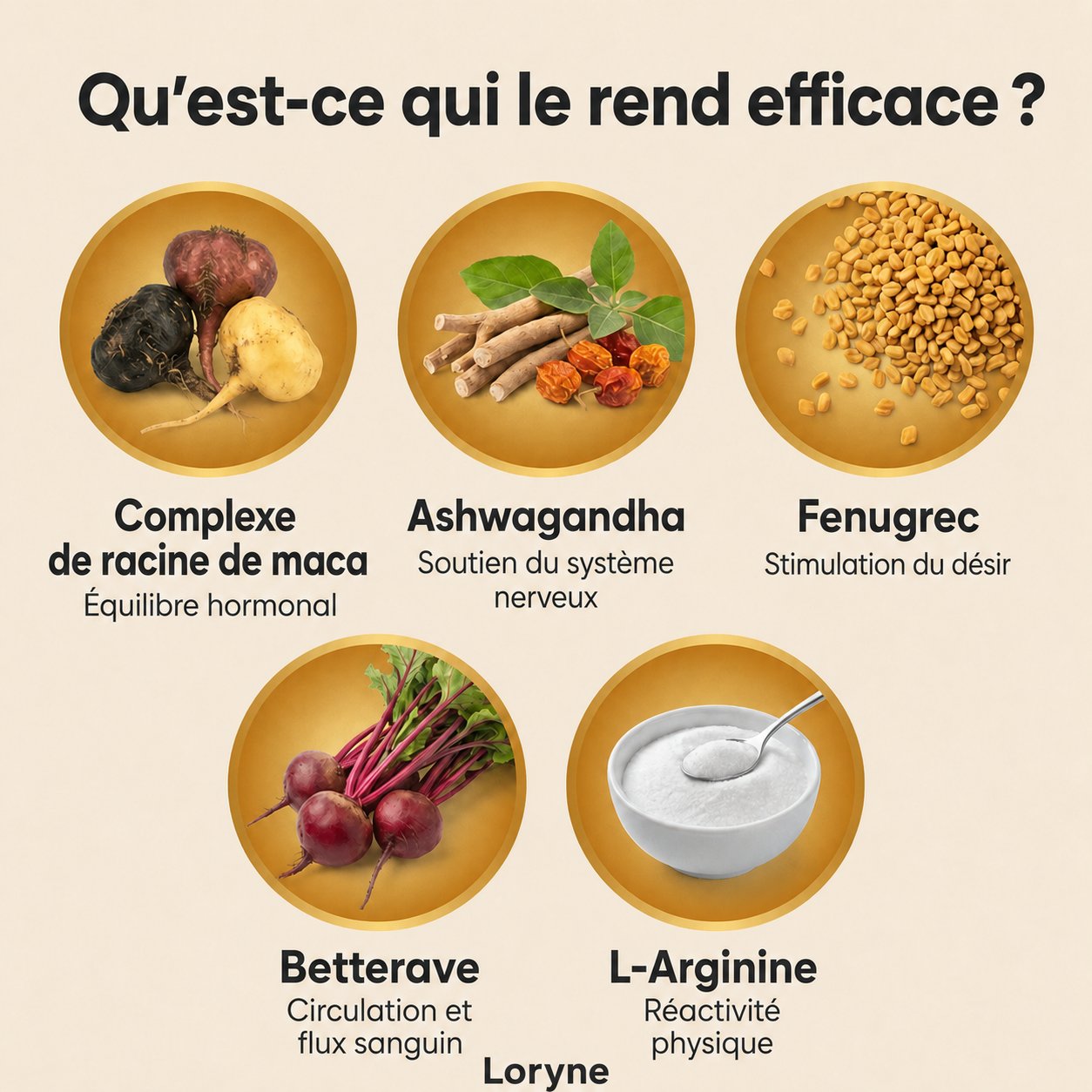 Complexe de maca — Soutien de l’équilibre hormonal et du désir chez la femme