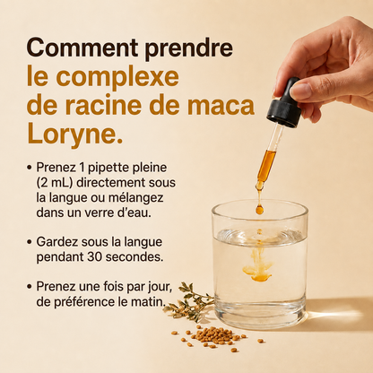 Complexe de maca — Soutien de l’équilibre hormonal et du désir chez la femme