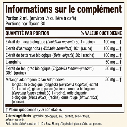 Complexe de maca — Soutien de l’équilibre hormonal et du désir chez la femme