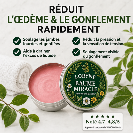Baume Loryne™ — Soulagement naturel de l’eczéma variqueux et des affections cutanées veineuses des jambes