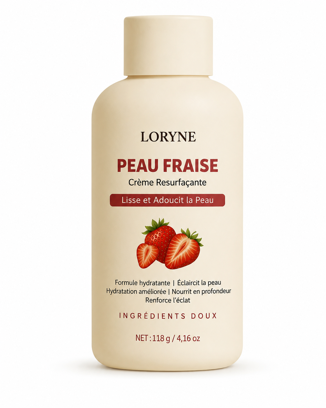 la Crème Anti-Peau de Fraise Loryne