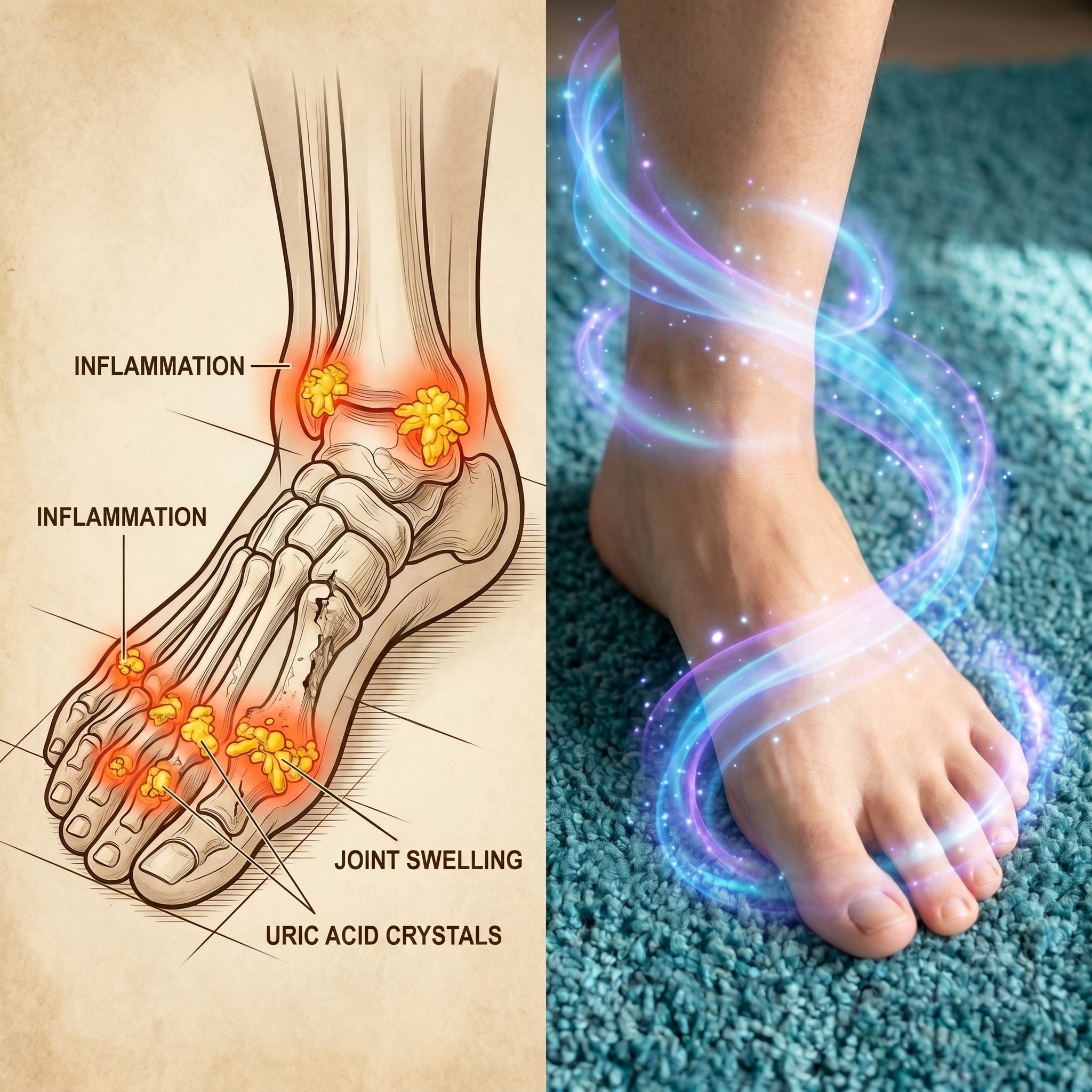 How SwellRelief Balm works on feet