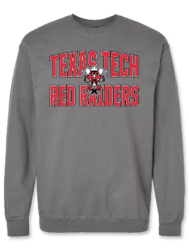 Texas Tech "Bookstore Bridge" Crew Sweatshirt