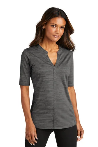 Port Authority Women's Stretch Heather Open Neck Top