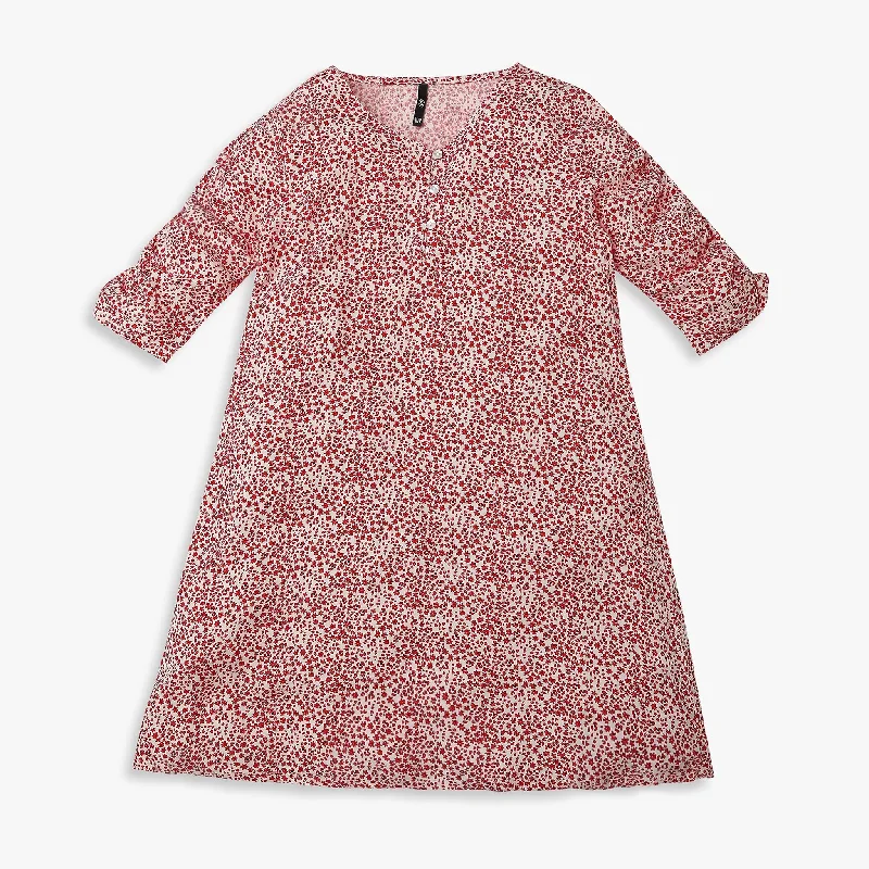 Girls Regular Fit Printed Dress