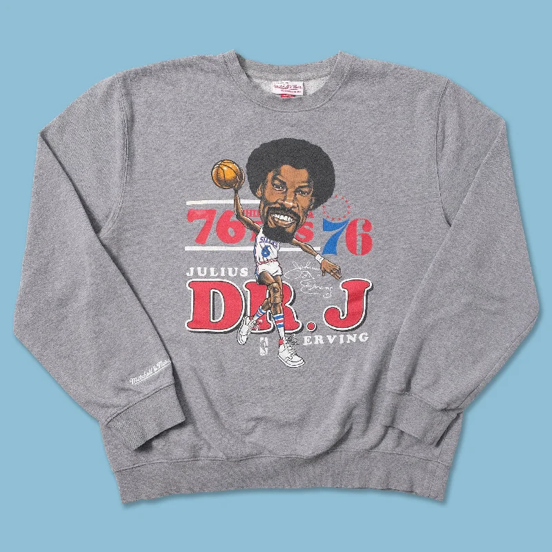 Julius "Dr. J" Erving 76ers Sweater Medium