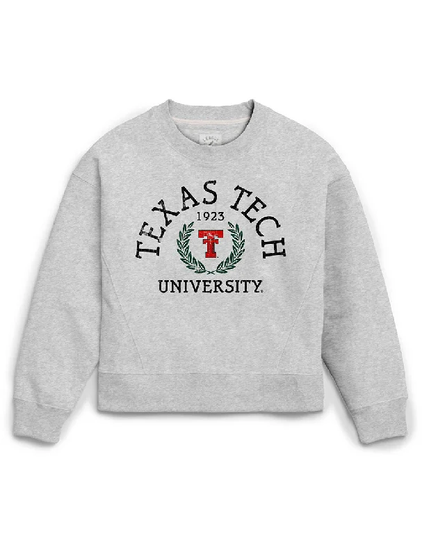 Texas Tech "Fresh Laurels" WOMEN'S Boxy Crewneck Sweatshirt