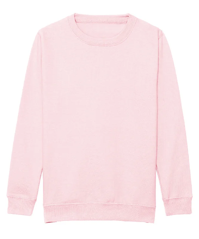 Baby Pink - Kids AWDis sweatshirt