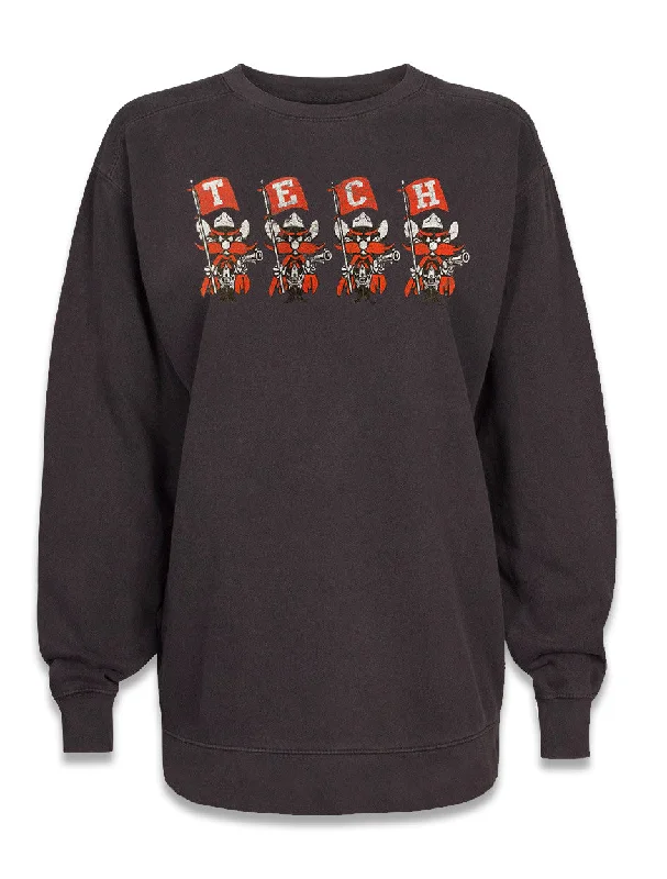 Texas Tech "Flag Squad" Crew Sweatshirt