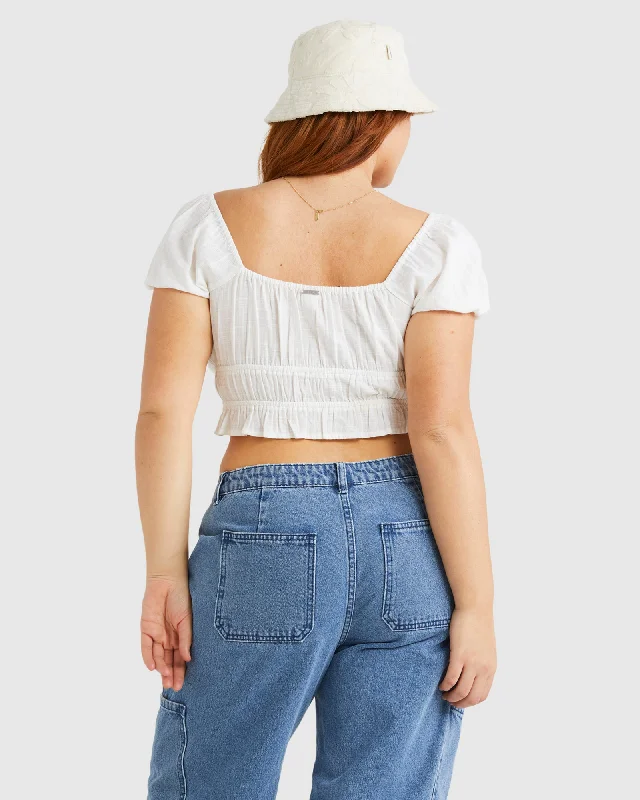 Womens Sun Kissed Crop Top