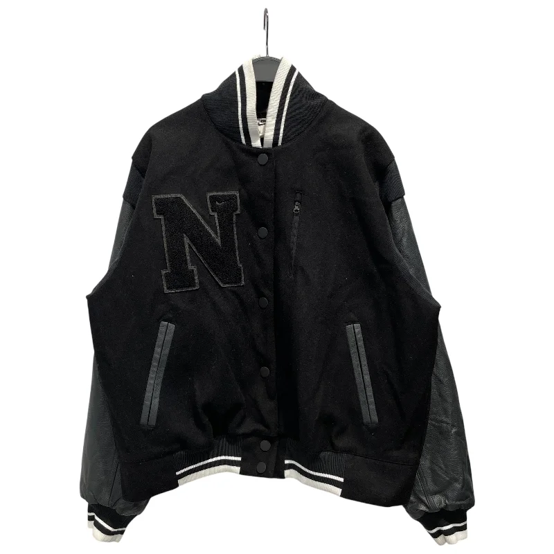 NIKE/Baseball Jkt/S/Wool/BLK/Cropped Varsity