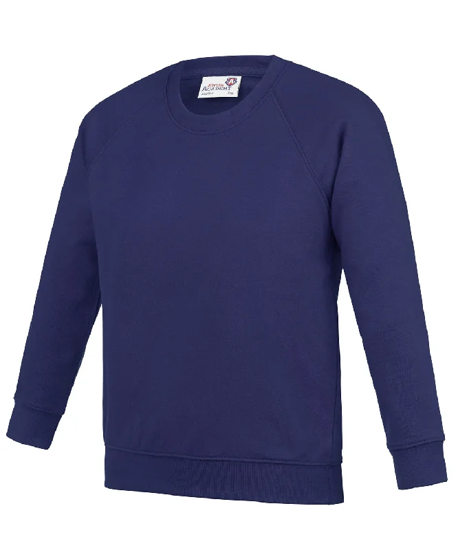 Academy Purple - Kids Academy raglan sweatshirt