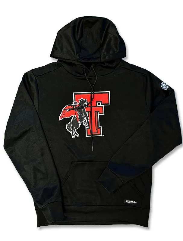 Texas Tech Dark Horse Essentials "Vault Double T Horse and Rider" Hood