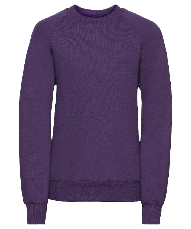 Purple - Kids raglan sleeve sweatshirt