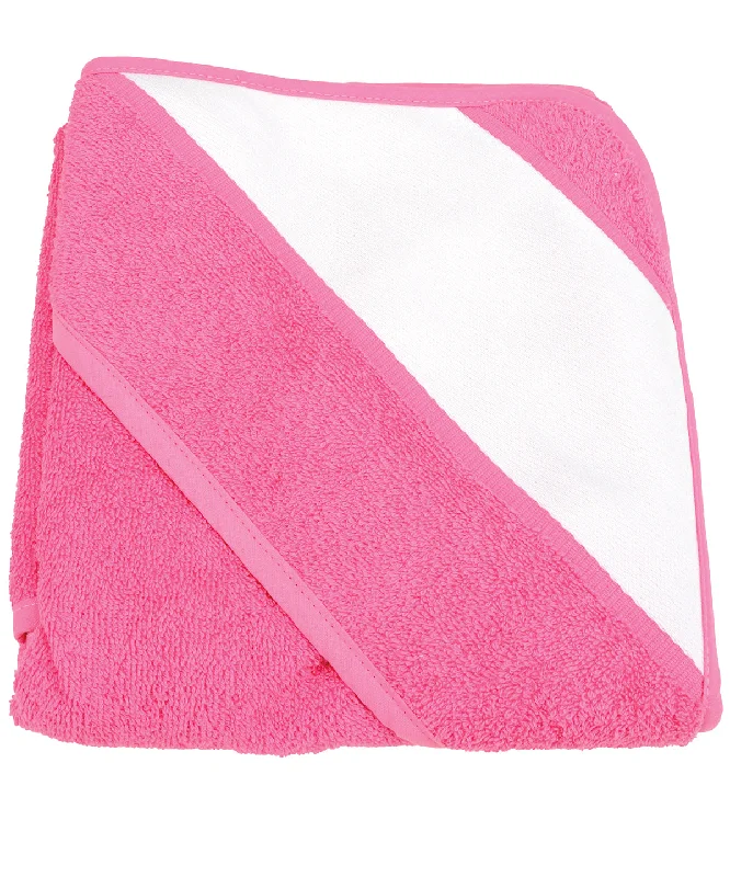 Pink - ARTG® Babiezz® sublimation hooded towel