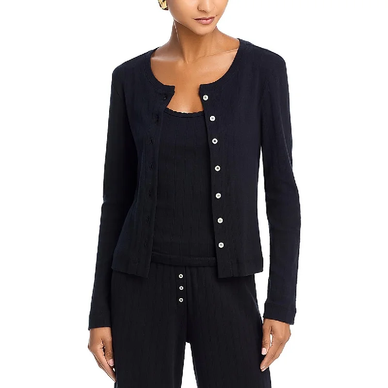 LESET Womens Cotton Knit Cardigan Sweater