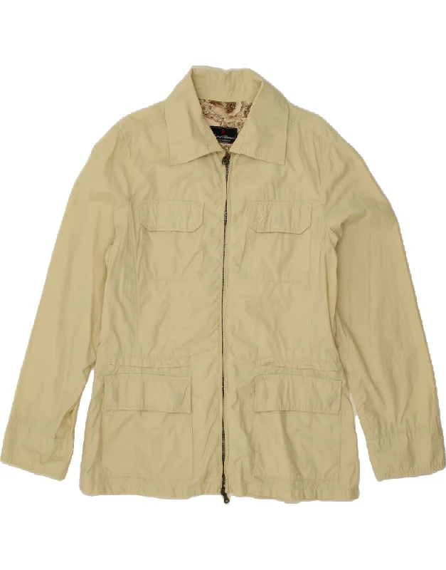 CONTE OF FLORENCE Womens Utility Jacket UK 14 Large Beige