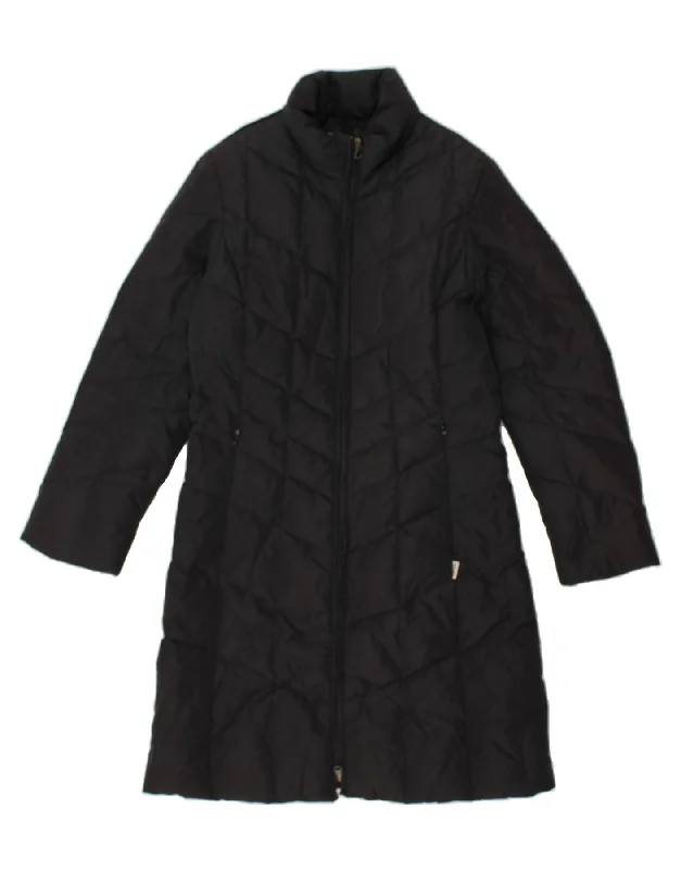 GEOX Womens Padded Coat UK 8 Small Black Polyamide