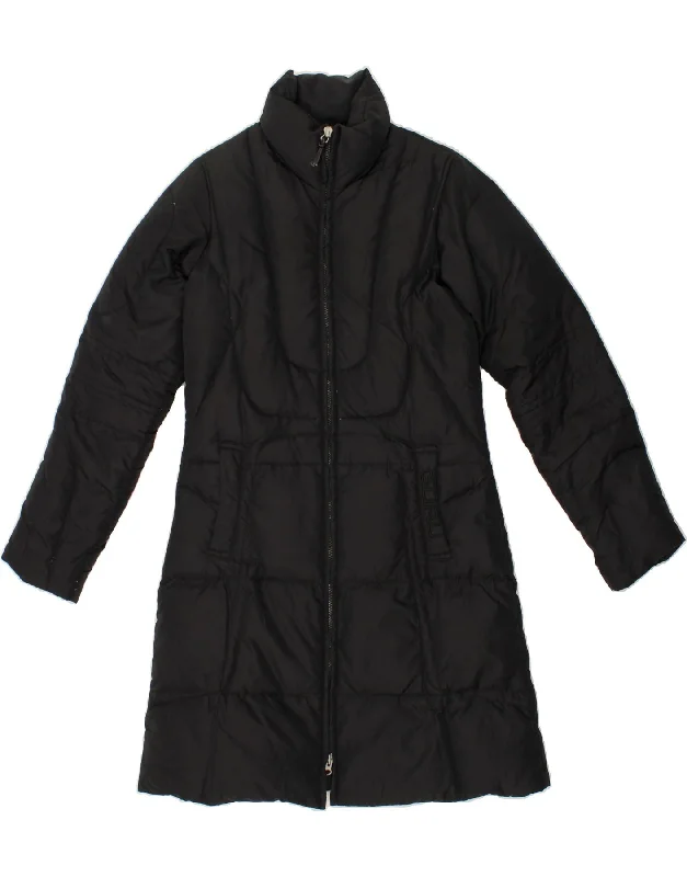 GURU Womens Padded Coat UK 12 Medium Black Polyamide