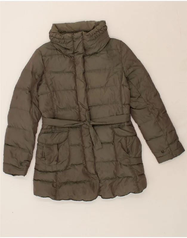 MAX & CO. Womens Padded Coat UK 8 Small Grey Polyamide