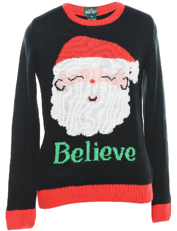 Santa Claus Christmas Jumper - S