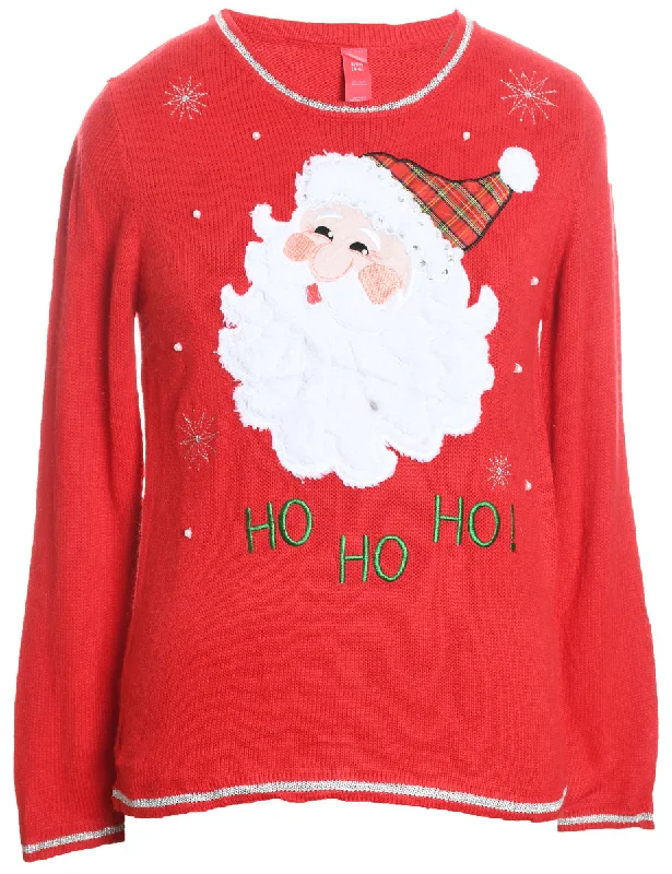 Santa Claus Christmas Jumper - S