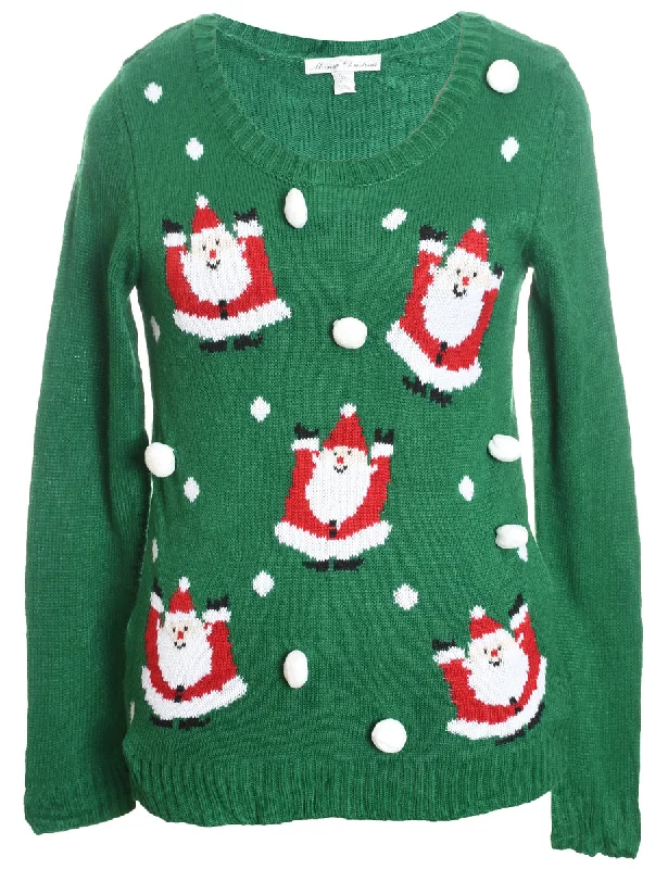 Santa Claus Christmas Jumper - S