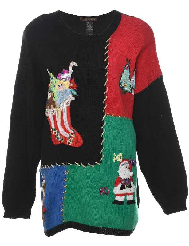 Santa Claus Christmas Jumper - XL