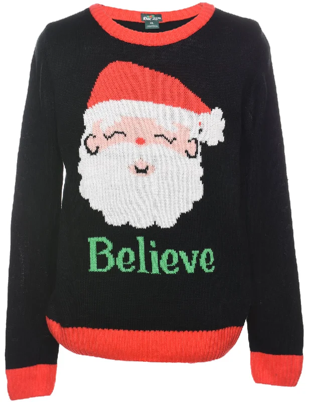 Santa Claus Christmas Jumper - XL