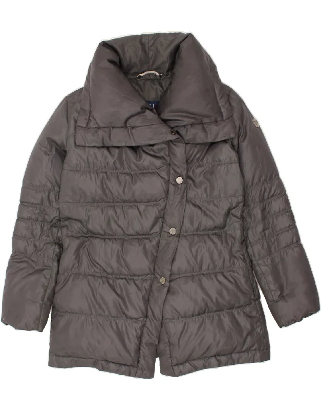 TRUSSARDI Womens Padded Coat IT 46 Large Grey