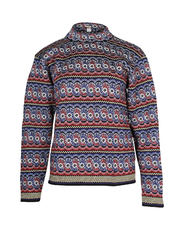 Alaia Knit Sweater in Multicolor Wool