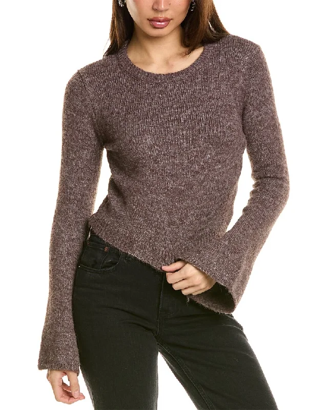 SERENETTE Fuzzy Crop Sweater