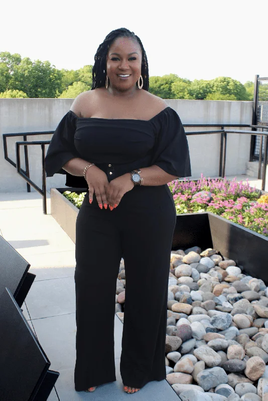 Classic Black Petite Jumpsuit