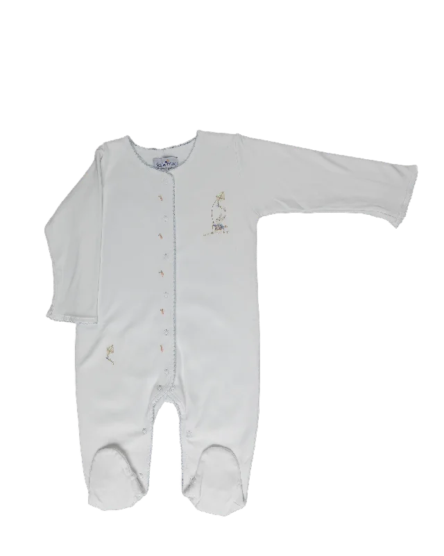 Baby Bunny Boy Play Double Face Pima Jumpsuit