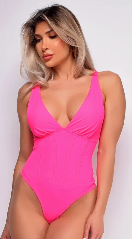 Beeba Neon Pink Bodysuit