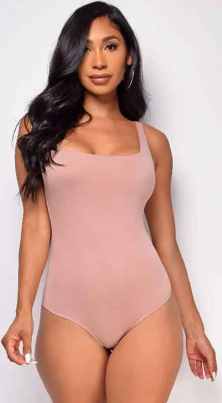 Emilijah Beige Frappe Bodysuit